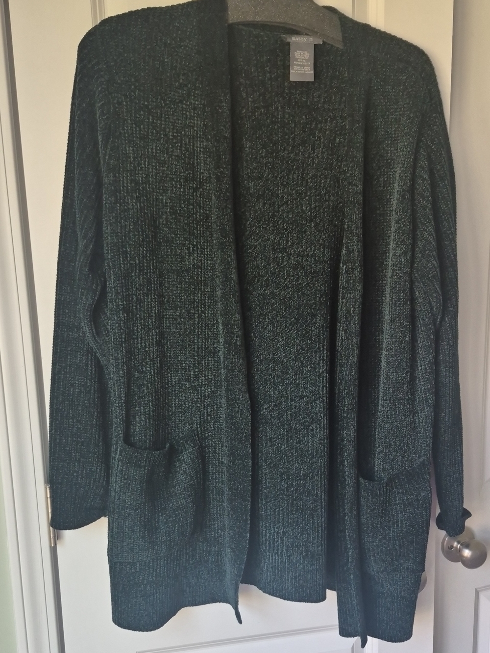 DEEP FOREST GREEN. Xl Knit Sweater Top